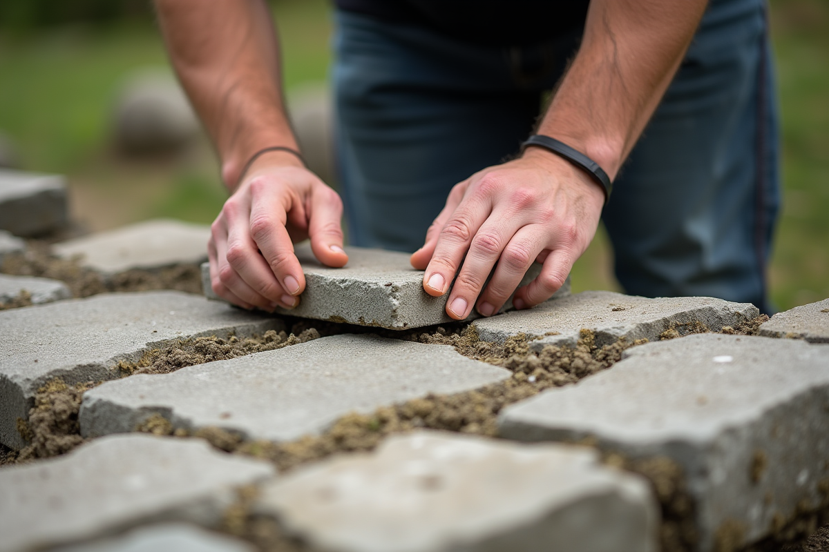 pavés béton